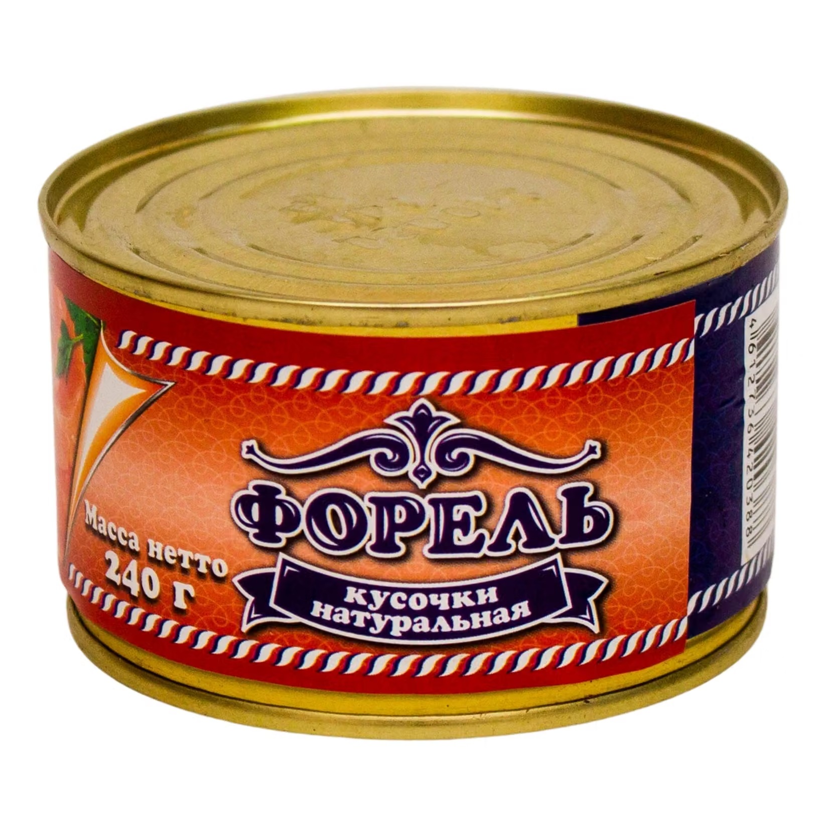 Форель кусочки нат. 240г Пищевик