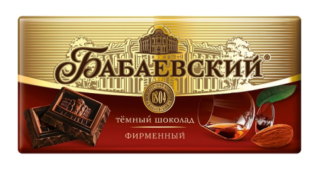 Шоколад Бабаевский фирменный темный 75гр
