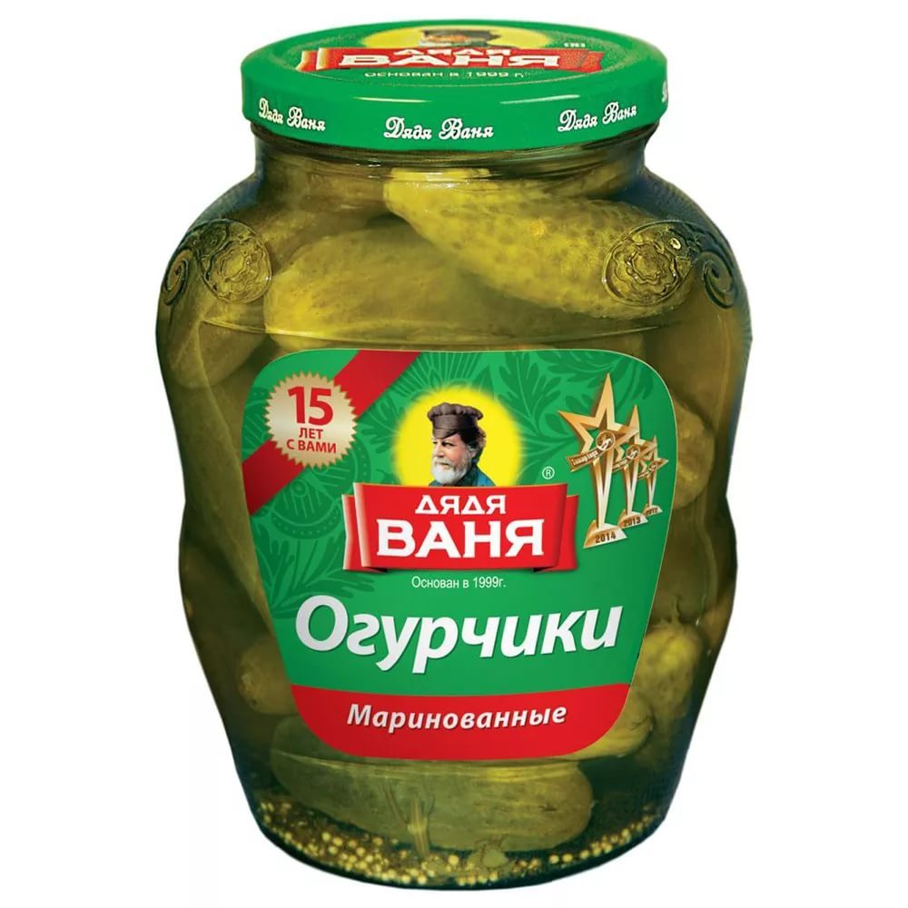 Огурцы Дядя Ваня марин. 1,8л. ст/б
