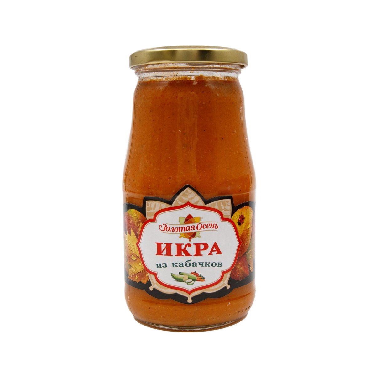 Икра из кабачков Золотая осень твист 510гр