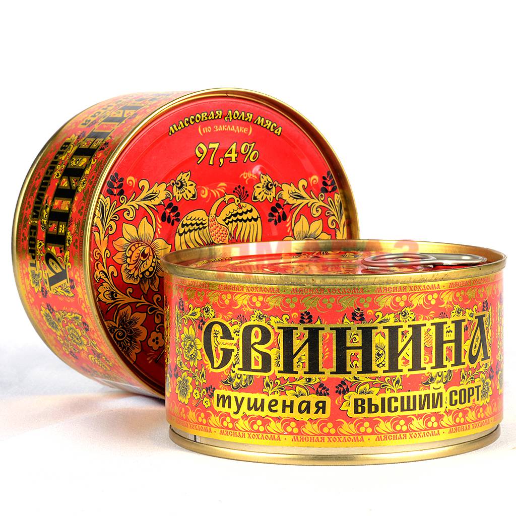 Свинина туш 325г Хохлома ГОСТ