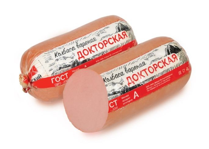 Докторская в/с вареная колбаса ц/о Лысково (односл)