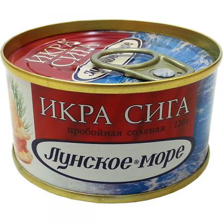 Икра сига ж/б с/к 120г. Лунское Море