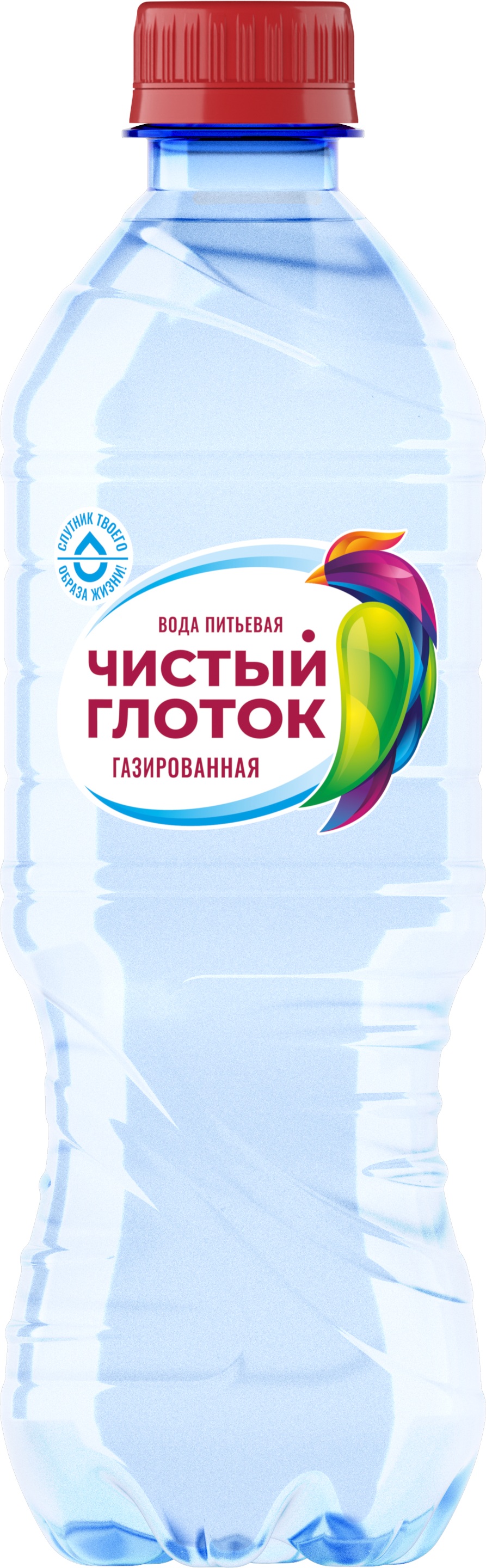 Чистый глоток питьев.вода 0,5 газ.