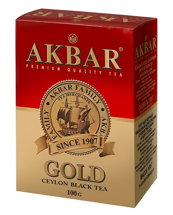 Чай акбар голд 100г