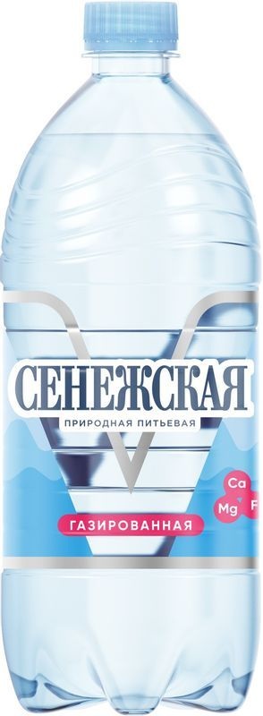 Сенежская вода мин 1л газ