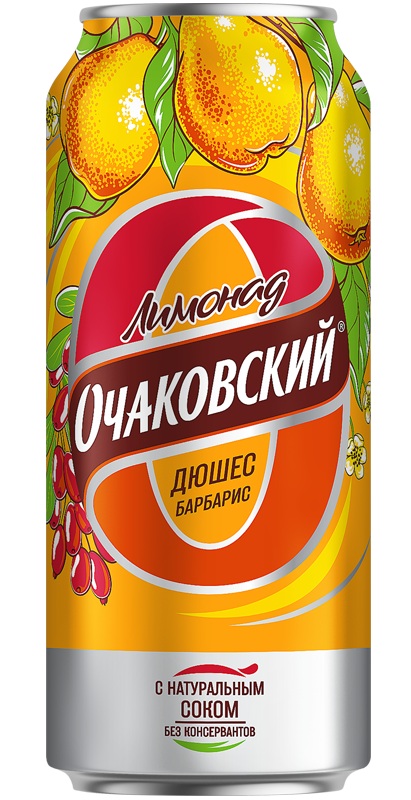 Лимонад Очаковский 0,45л ж/б