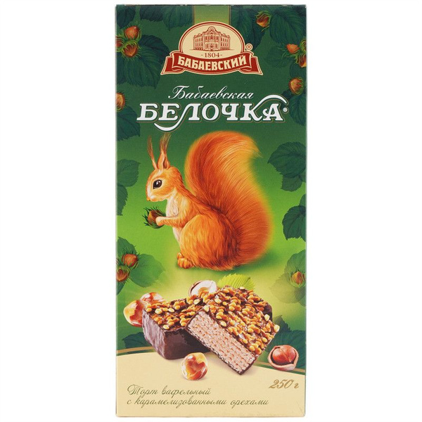 Торт Бабаевская белочка 220г