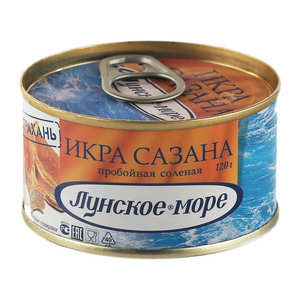 Икра сазана ж/б с/к 120г. Лунское Море