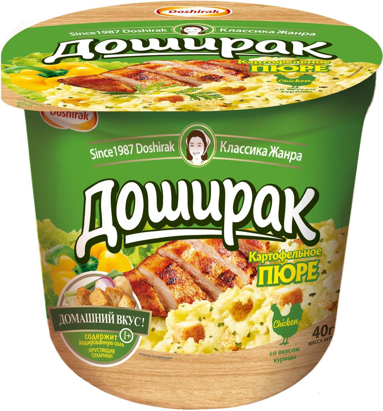 Пюре картоф. 40г Доширак