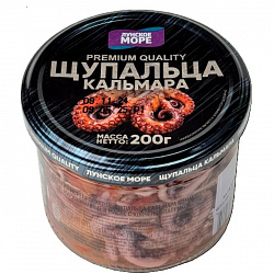Щупальца кальмара в масле Премиум 200г с/б Лунское Море