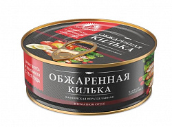 Килька балтийская обжаренная в т/с За Родину 240гр