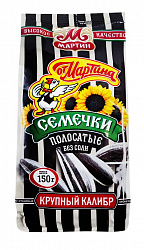 Семечки От Мартина отборные полосатые без соли 150гр