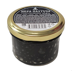 Икра палтуса структурированная 80гр с/б Авача