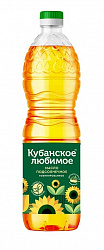 Масло Кубанское любимое подс раф 1л