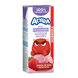 Молочный коктейль Агуша 2-2,1% 210гр